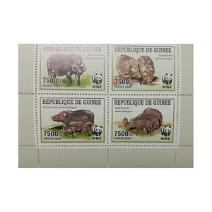 تمبر یادگاری مدل گونه های در حال انقراض 18 مجموعه 4 عددی