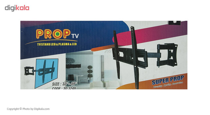 پایه دیواری تلویزیون پروپ مدل 3D 3249