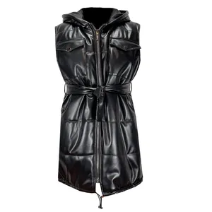 پافر زنانه مدل چرم کد 01