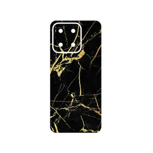 MAHOOT Graphite_Gold_Marble Cover Sticker for Honor X5b Plus