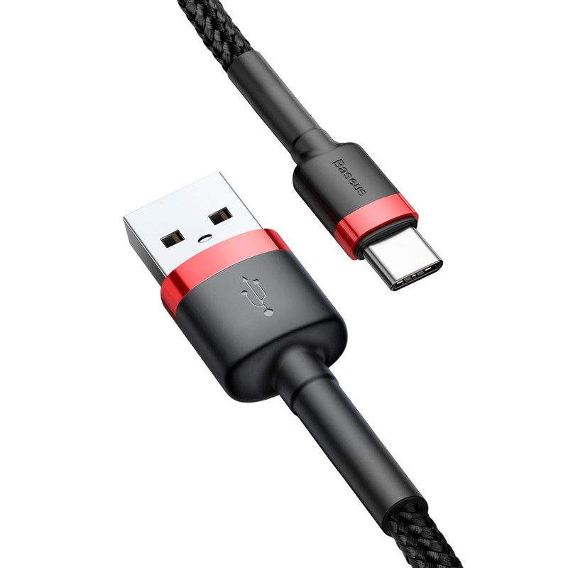 کابل تبدیل USB به USB-C باسئوس  مدل CATKLF-C91 Cafule طول 2 متر