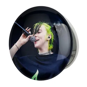 آینه جیبی خندالو طرح بیلی آیلیش Billie Eilish مدل تاشو کد 2799 