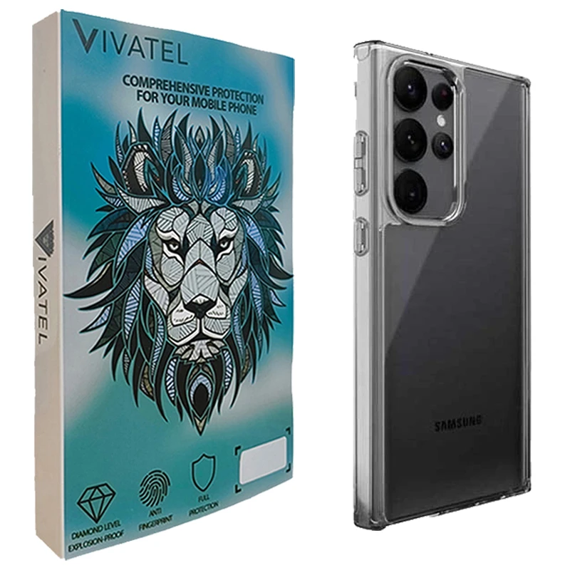 کاور ویواتل مدل Transparent مناسب برای گوشی موبایل سامسونگ Galaxy S23 Ultra