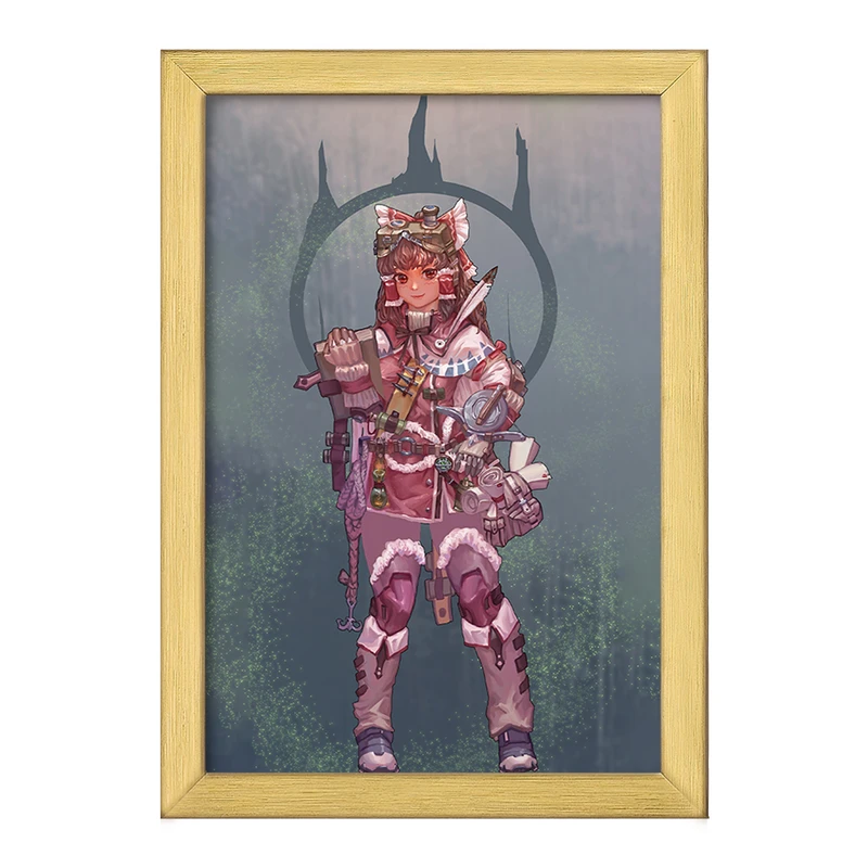 تابلو خندالو طرح بازی شکارچی هیولا (Monster Hunter) کد 33221