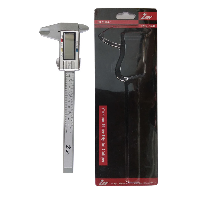 کولیس دیجیتال زِن مدل پلاستیکی گستره 0-150 میلیمتر