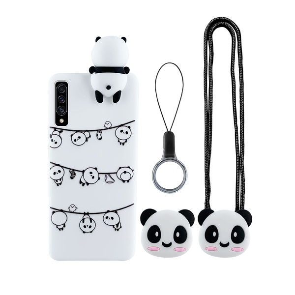 کاور دکین مدل Armon طرح Panda مناسب برای گوشی موبایل سامسونگ Galaxy A30s/ A50s/ A50 به همراه بند و آویز و پایه نگهدارنده