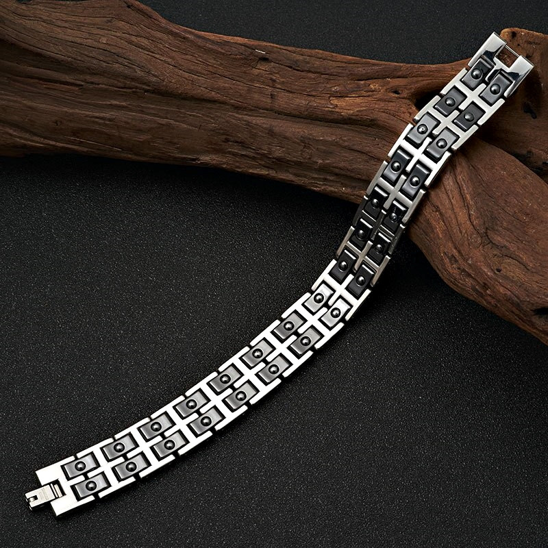 دستبند مغناطیسی مدل hematite کد 1m دستبند مغناطیسی مدل hematite کد 1m