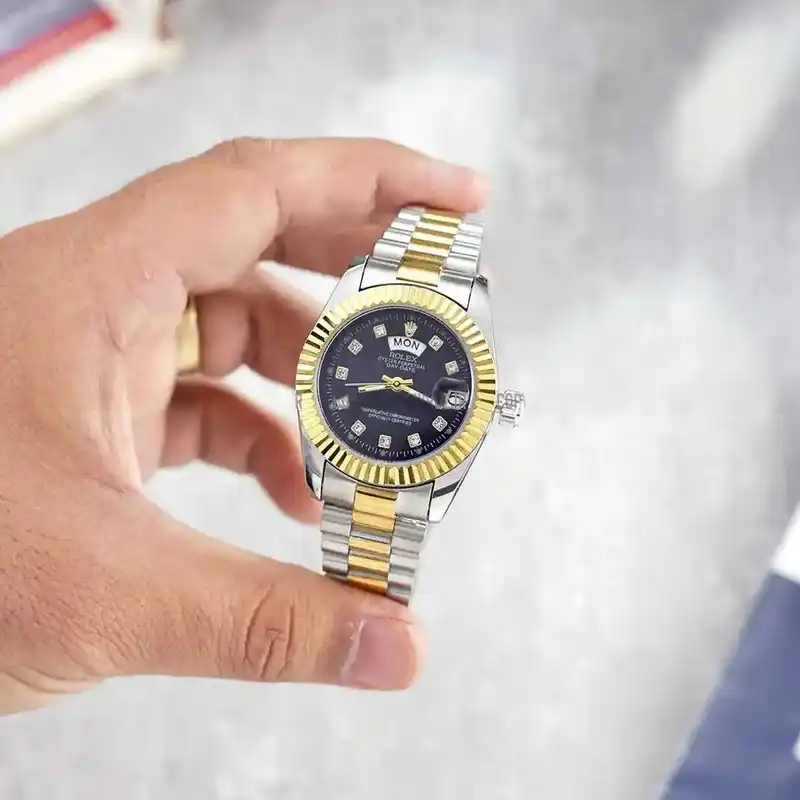 ست ساعت مچی عقربه ای زنانه و مردانه مدل دی دیت 02