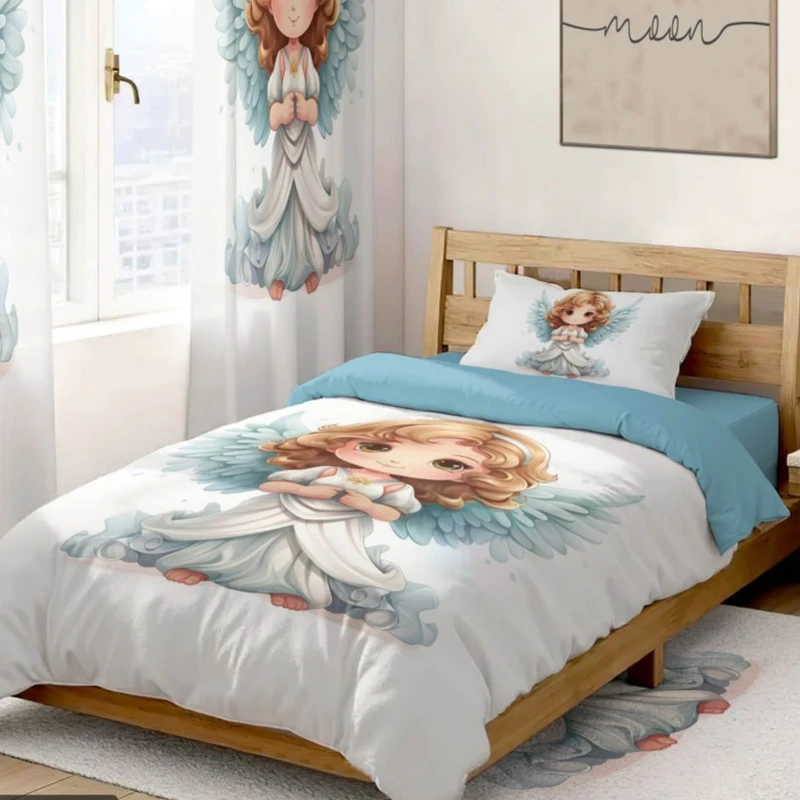 سرویس خواب 1 نفر 4 تکه مدل فرشته کوچولو کد 968