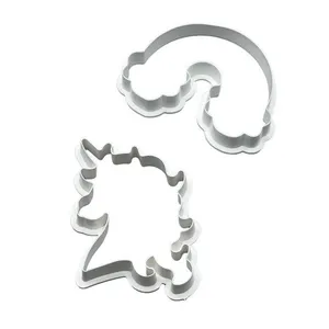 قالب شیرینی به گز مدل یونیکورن و رنگین کمان مجموعه 2 عددی