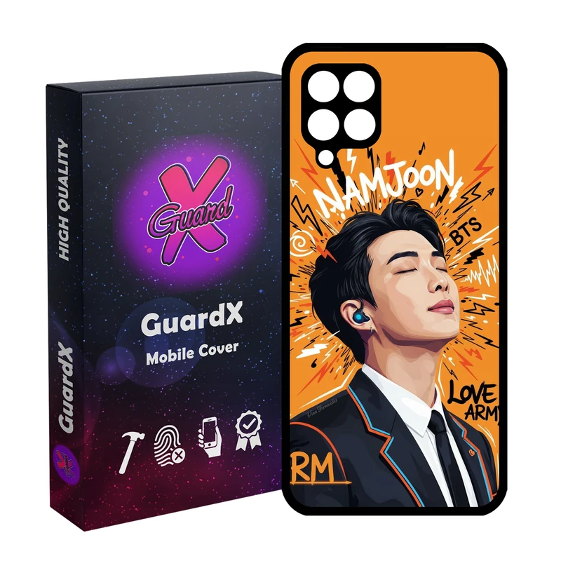 کاور گارد ایکس طرح Namjoon مدل 11042 مناسب برای گوشی موبایل سامسونگ Galaxy A12/M12/F12