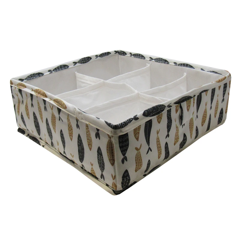 ارگانایزر هوم اند لایف مدل باکس آدونیس 6 خانه طرح ماهی کد 530000