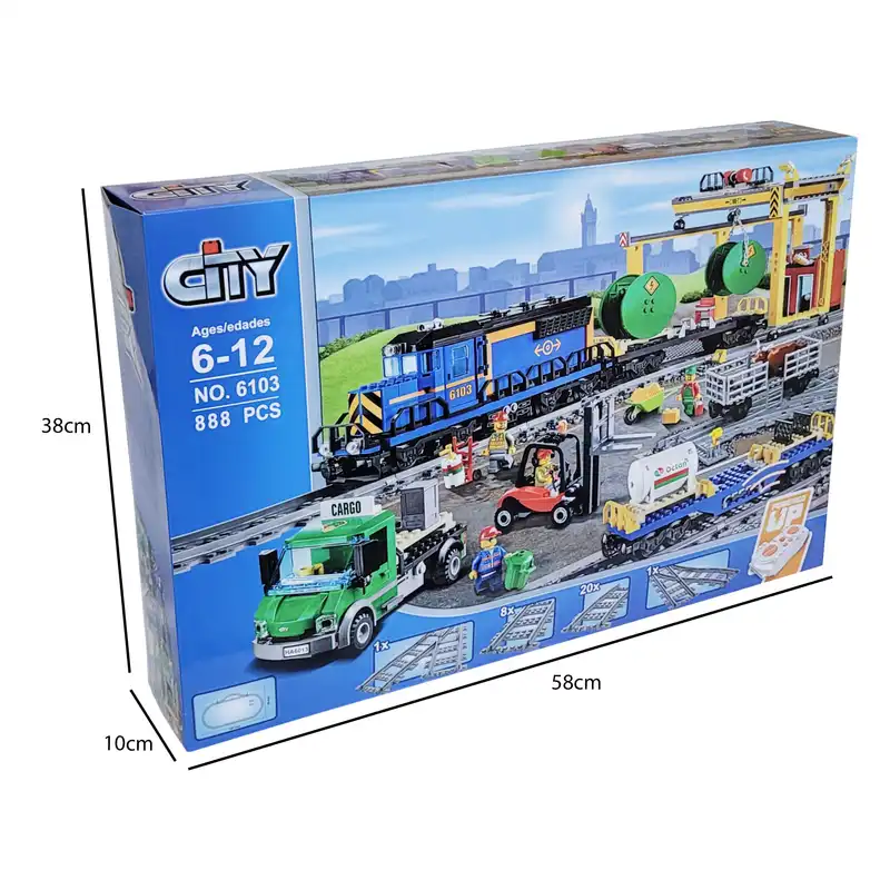 ساختنی طرح قطار باری کنترلی مدل CITY کد 6103