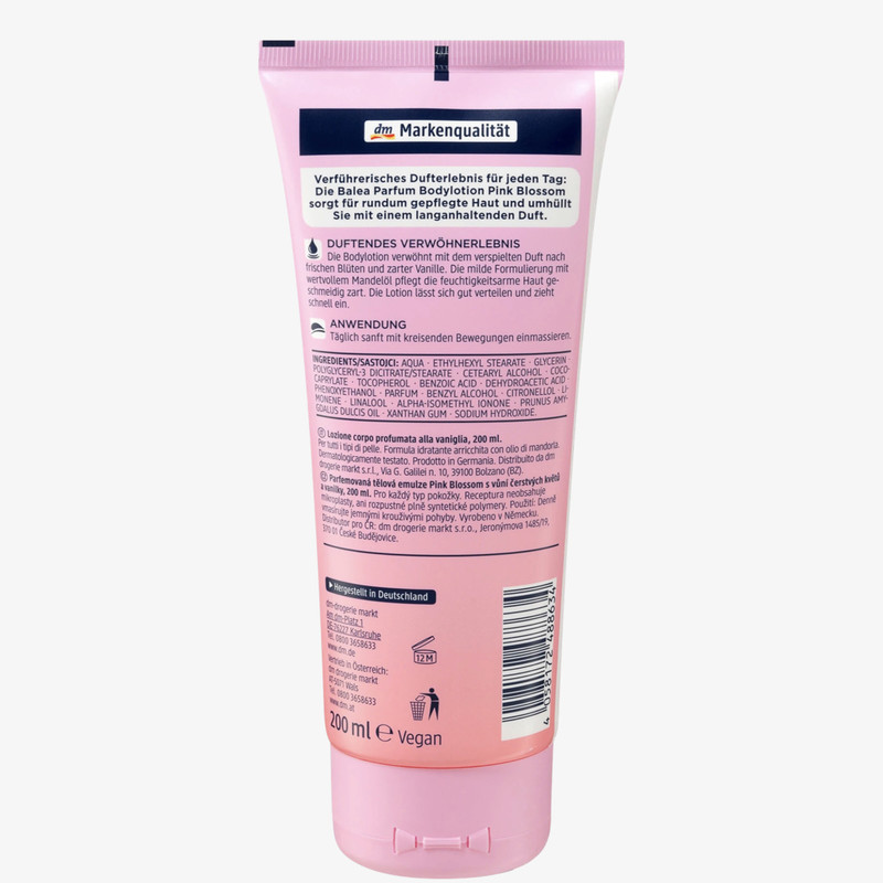 لوسیون بدن باله آ مدل انجل وانیل حجم 200 میلی لیتر