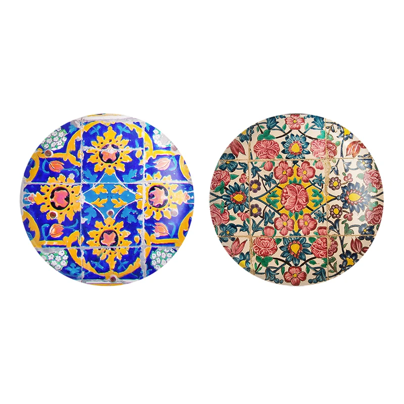 مگنت خندالو طرح کاشی کد 21662167 مجموعه 2 عددی