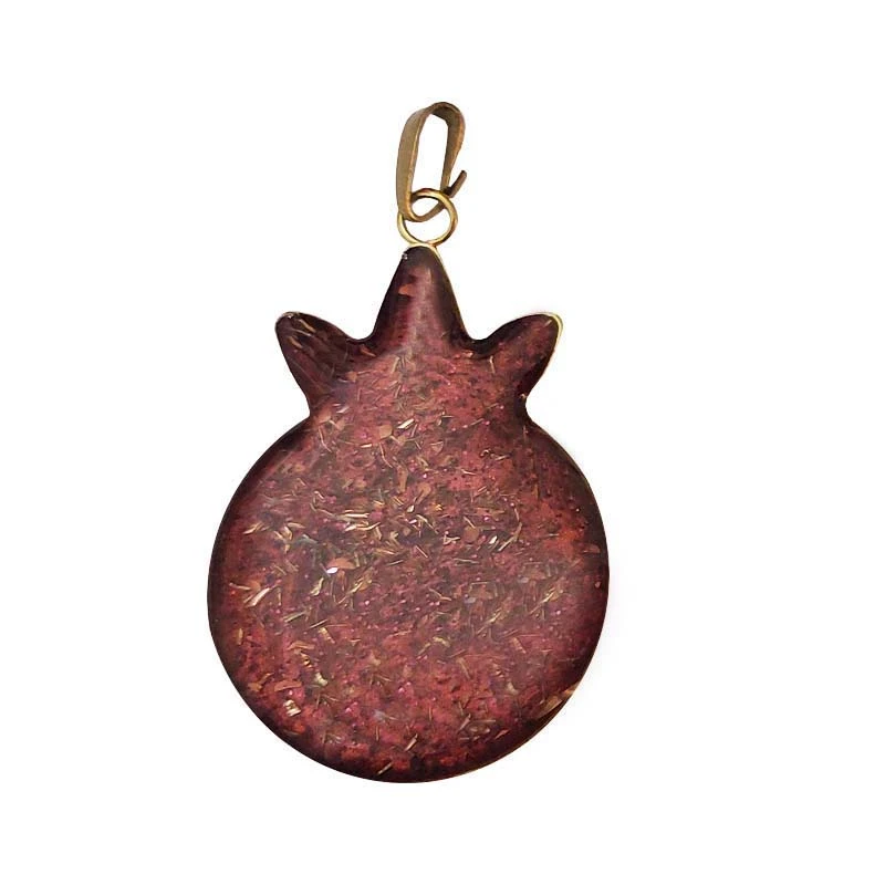 آویز گردنبند دخترانه مدل انار اکلیلی کد 185