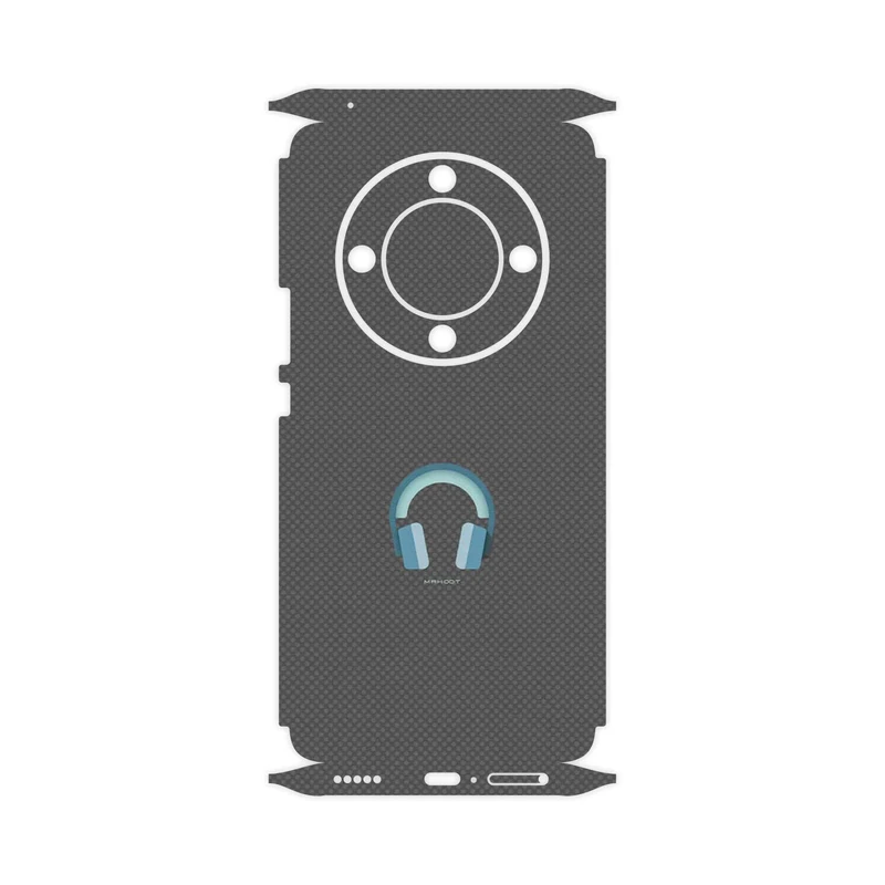 برچسب پوششی ماهوت مدل Minimal Headphone Icon-FullSkin مناسب برای گوشی موبایل آنر X9b