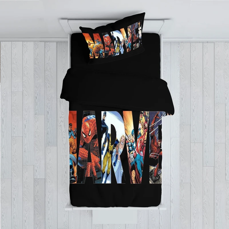 سرویس روتختی مدل MARVEL TXY398 یک نفره 5 تکه