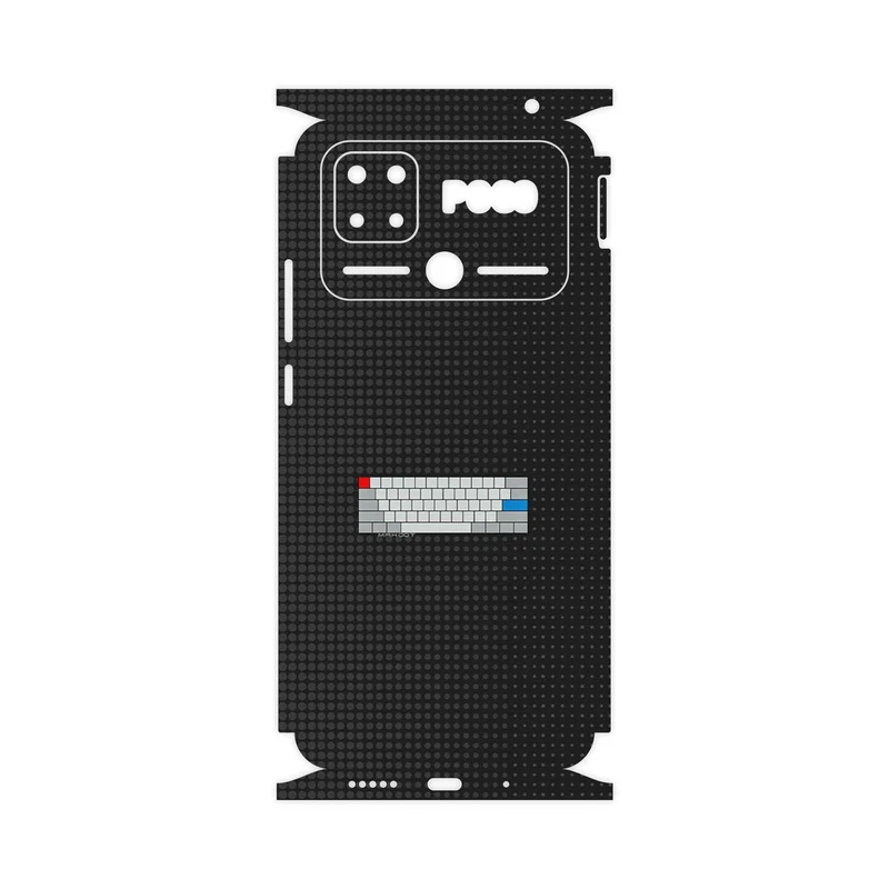 برچسب پوششی ماهوت مدل Minimal Keyboard Icon-FullSkin مناسب برای گوشی موبایل شیائومی Poco C40