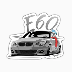 استیکر لپ تاپ و موبایل بووم طرح ماشین مدل BMW E60 کد ZX088