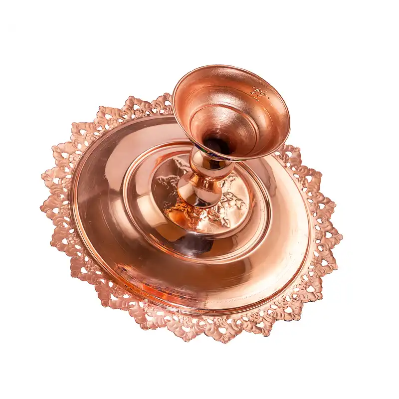 شیرینی خوری آقاجانی مدل مس و پرداز کد P150