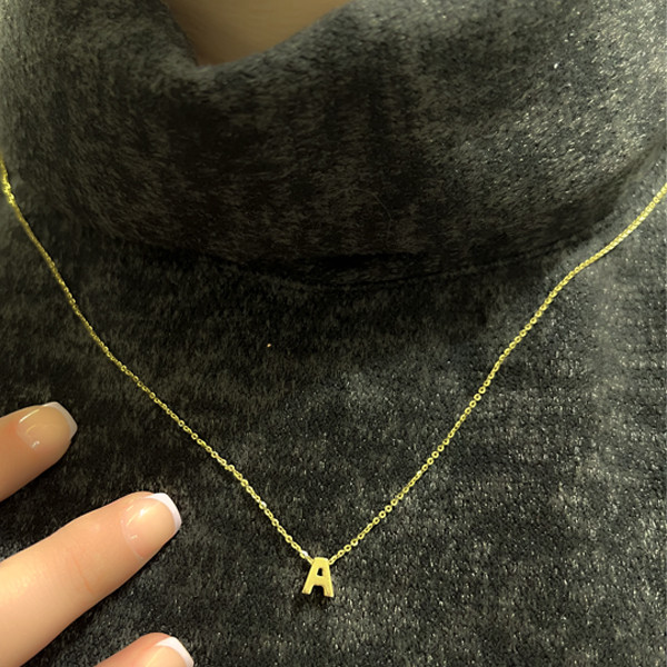 گردنبند طلا 18 عیار زنانه گنجینه هنر خوش نشین مدل سه بعدی طرح A