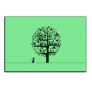 تابلو شاسی بکلیت طرح مینیمال تک درخت  مدل SH-S5238