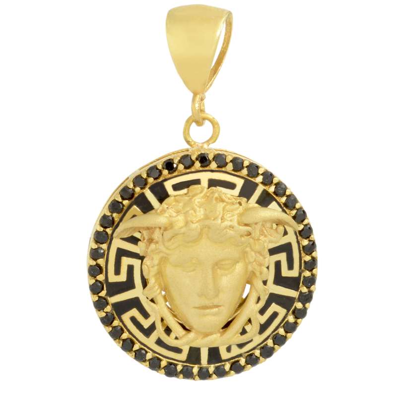 آویز گردنبند طلا 18 عیار زنانه طلای مستجابی مدل دیاموند کد 6761