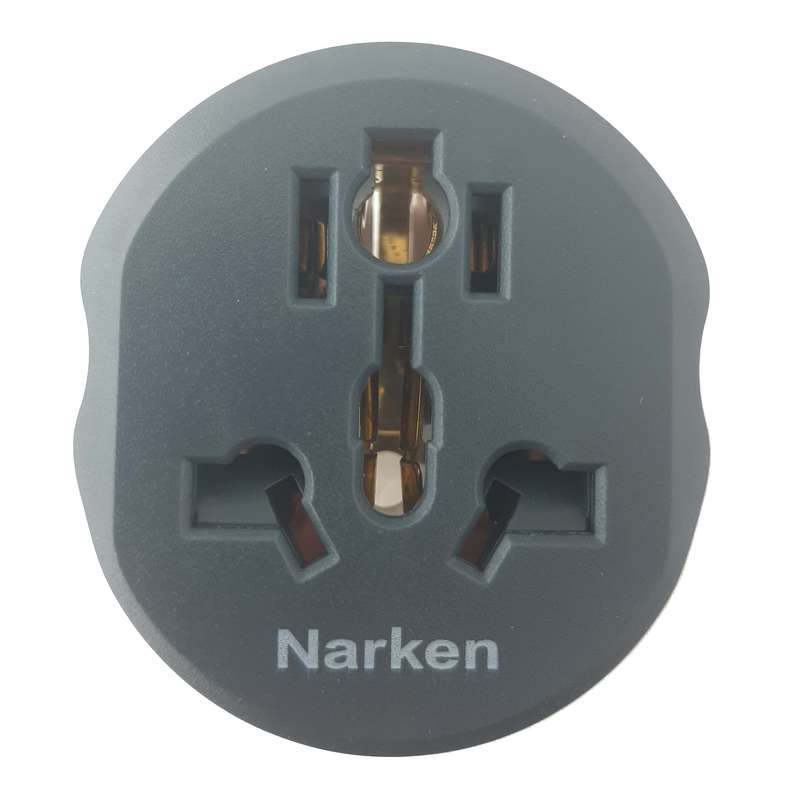 مبدل برق 3 به 2 نارکِن مدل 16A مبدل برق 3 به 2 نارکِن مدل 16A