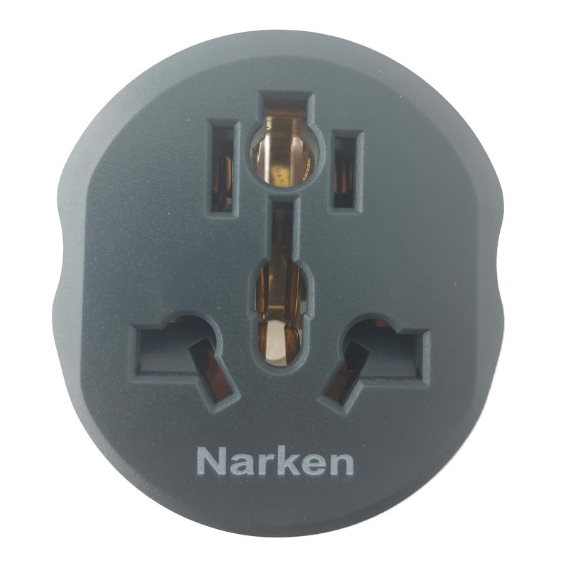 مبدل برق 3 به 2 نارکِن مدل 16A مبدل برق 3 به 2 نارکِن مدل 16A