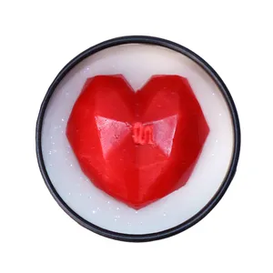 شمع دست ساز مدل قلب