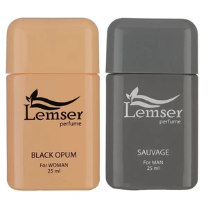 عطر جیبی لمسر مدل های Sauvage - Black Opum حجم 25 میلی لیتر مجموعه دو عددی