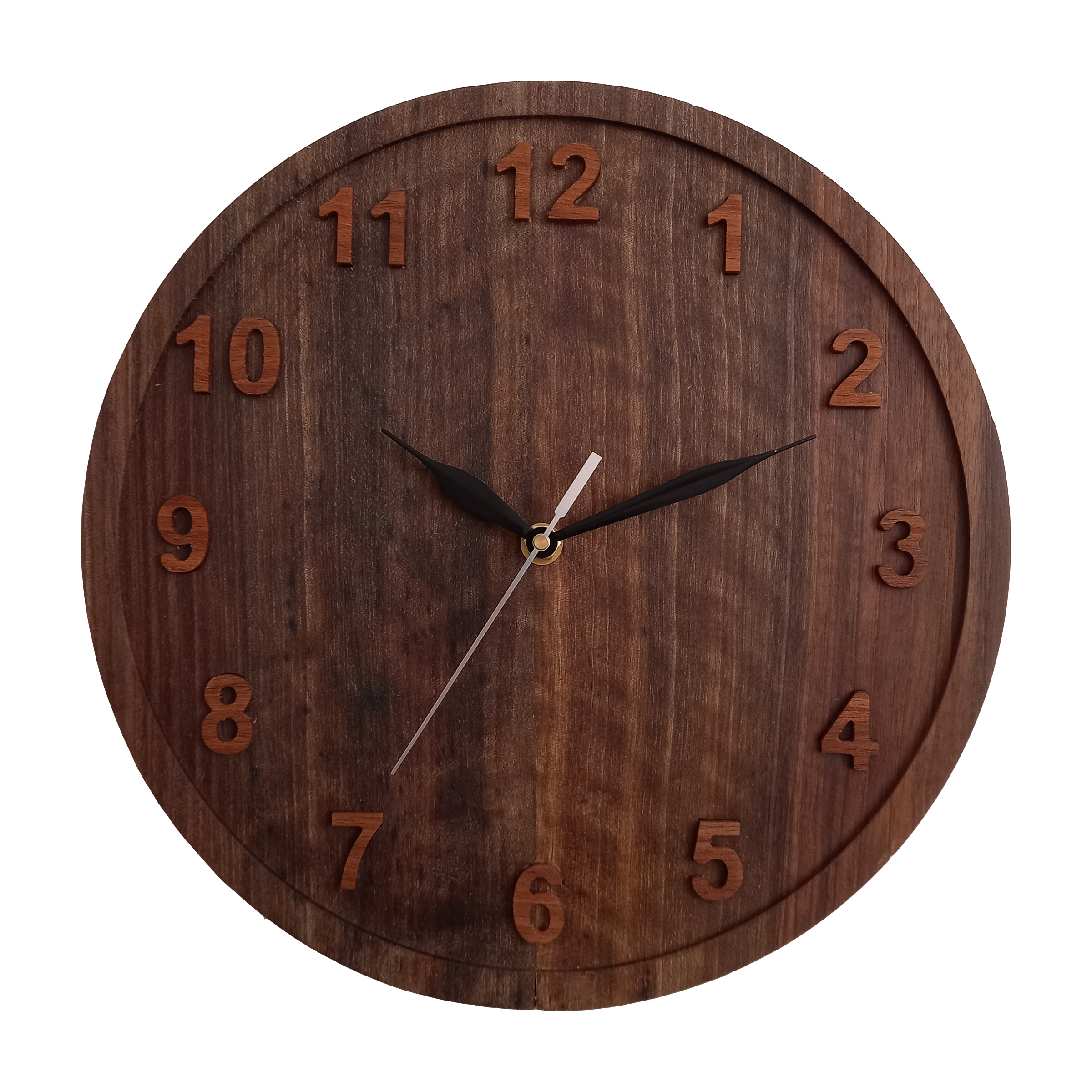 ساعت دیواری چوبی مدل ابتکار کد B