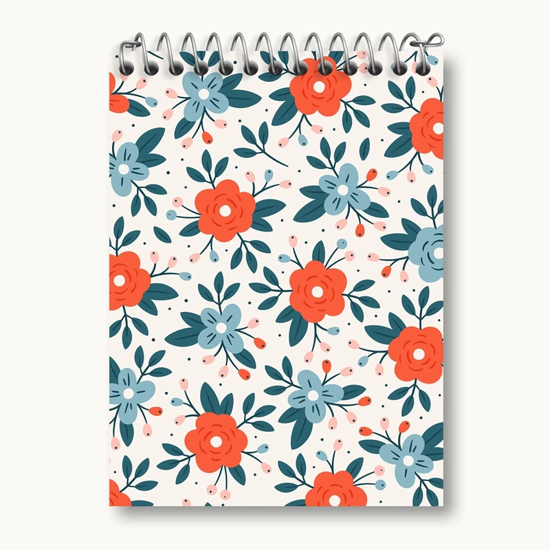 دفتر یادداشت 50 برگ خندالو مدل گل گلی کد 29086