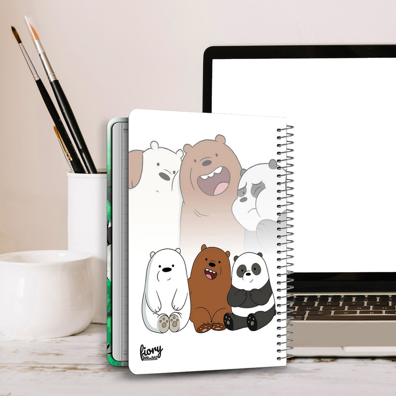 دفتر مشق مستر راد مدل خرس های کله فندقی طرح تحصیلی کد fiory 2145