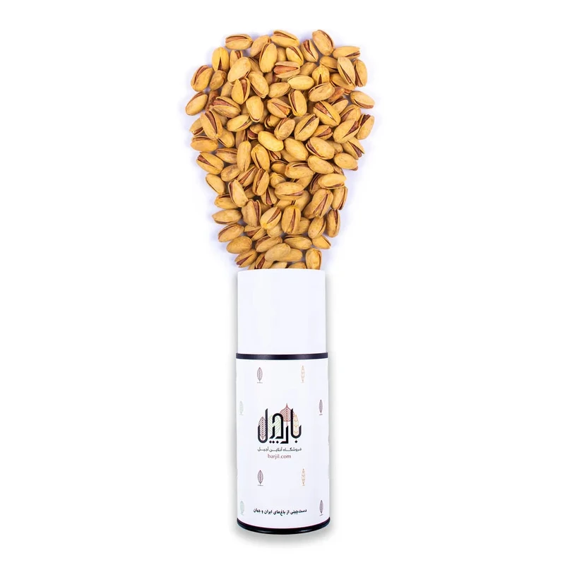 پسته اکبری برشته زعفرانی ممتاز بارجیل - 250 گرم 