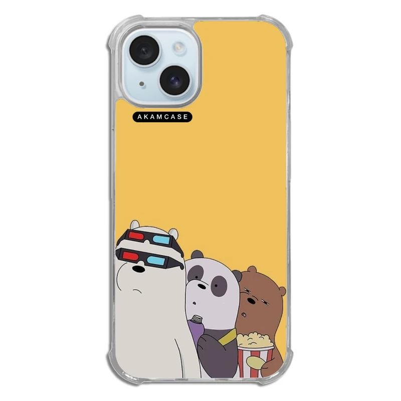 کاور آکام مدل AMCWTA15-BARE BEAR9 مناسب برای گوشی موبایل اپل iPhone 15