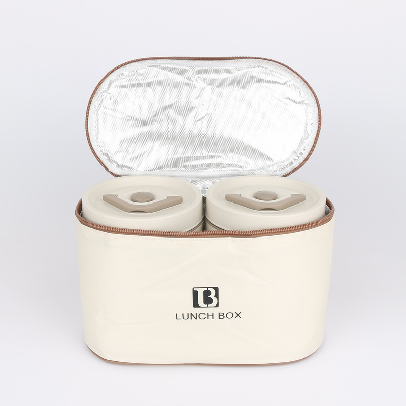 ظرف غذا مدل GB4806 مجموعه چهار عددی به همراه کیف و قاشق