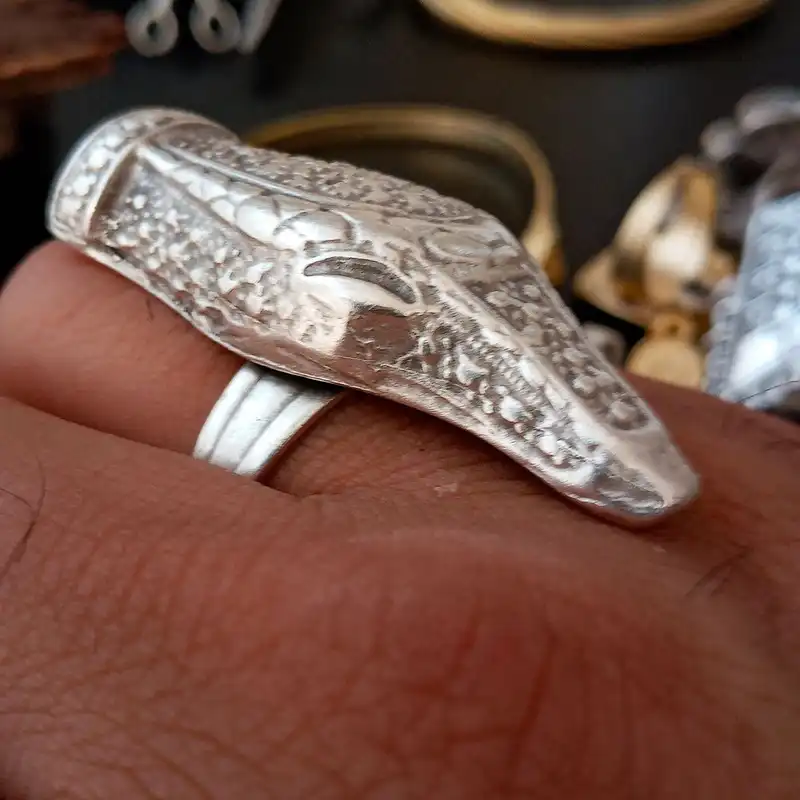 انگشتر مردانه مدل مار کد S-SNA117