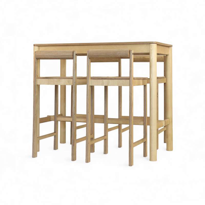 میز و صندلی ناهارخوری چهار نفره گنجینه مدل بار لونا میز و صندلی ناهارخوری چهار نفره گنجینه مدل بار لونا