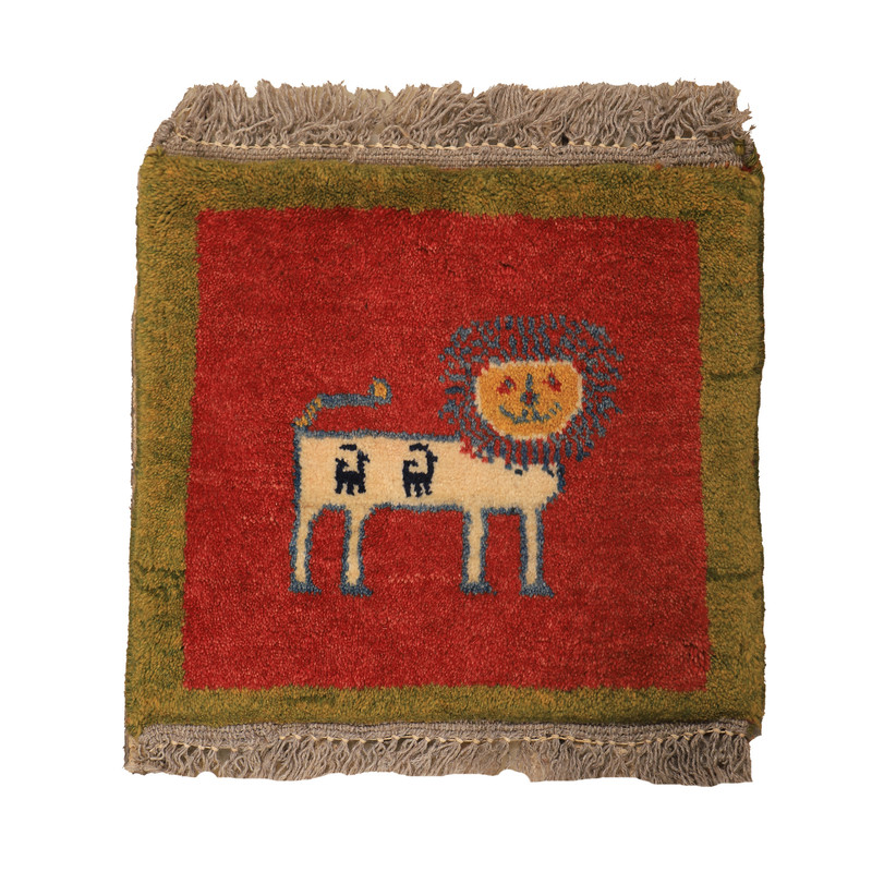 گبه دستباف نیم متری طرح قشقایی کد 4040410