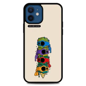 AKAM AMC-WA12M-NINJA TURTLES5 Cover For Apple iPhone 12 Mini