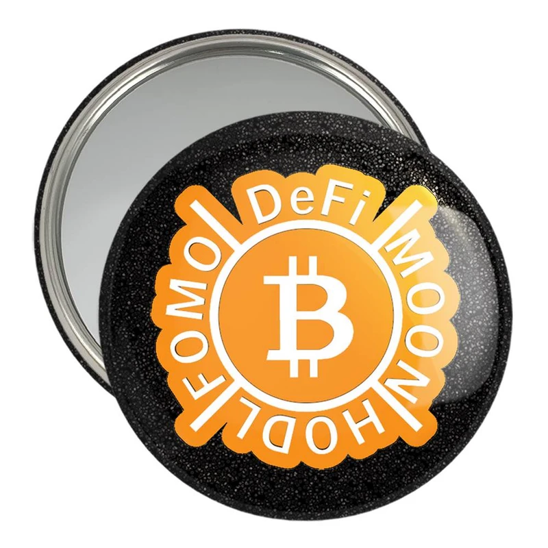 آینه جیبی خندالو مدل ارز دیجیتال بیت کوین  کد 10871