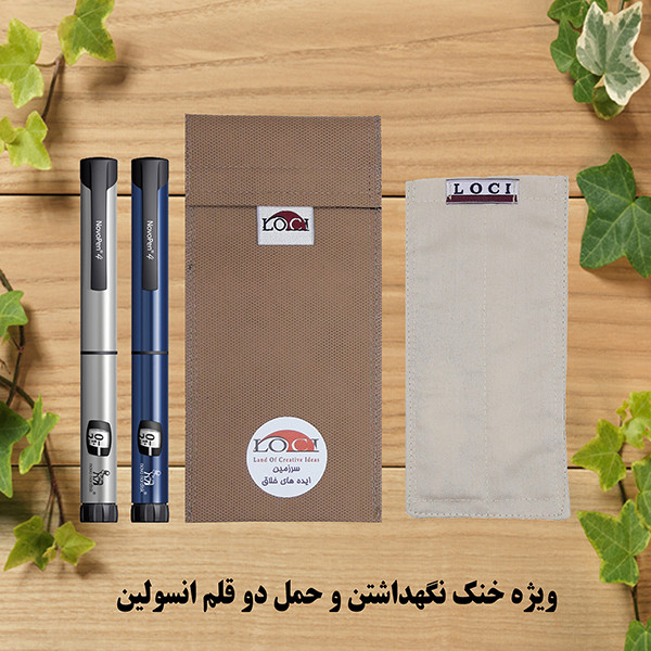 کیف خنک نگهدارنده انسولین لوک آی مدل 2 قلم