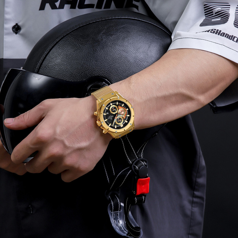 ساعت مچی عقربهای مردانه نیوی فورس مدل کرنوگراف NF8027-SGB ساعت مچی عقربهای مردانه نیوی فورس مدل کرنوگراف NF8027-SGB