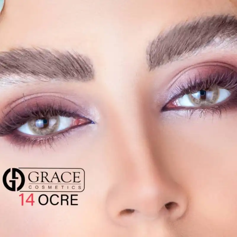 لنز چشم گریس شماره 14 رنگ عسلی خاکی