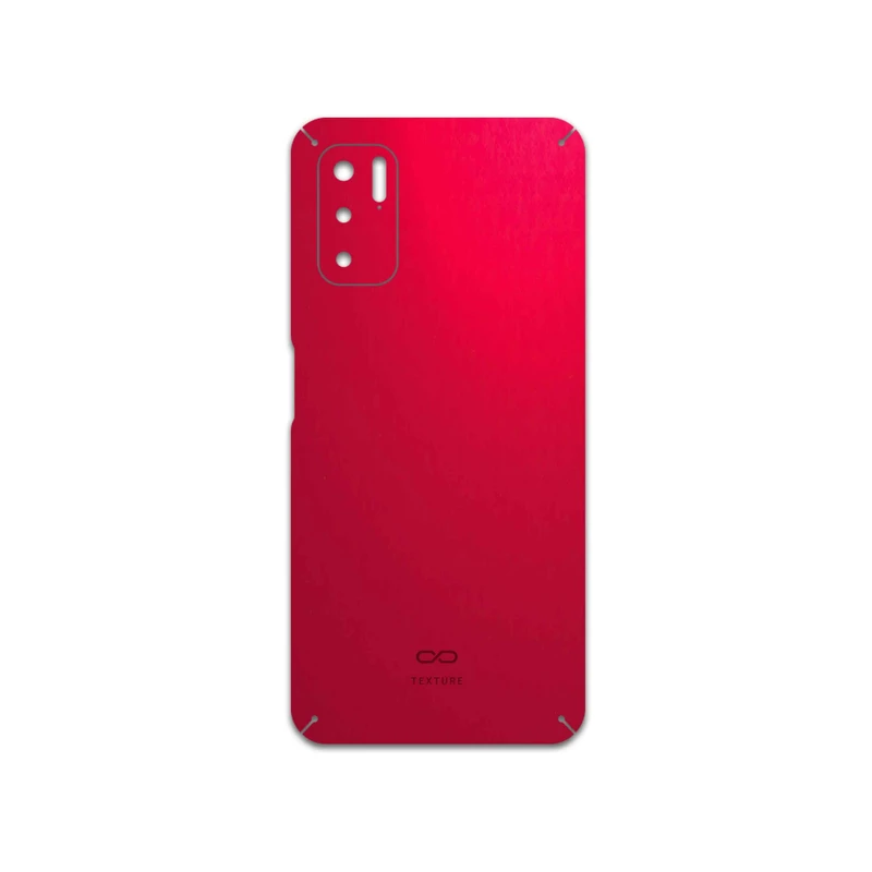 برچسب پوششی ماهوت مدل Matte-Warm-Red مناسب برای گوشی موبایل شیائومی Redmi Note 10 5G