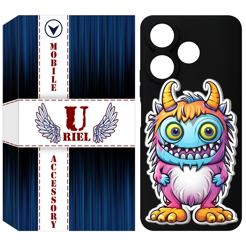 کاور یوریل مدل KSH کد 50 طرح میکروب مناسب برای گوشی موبایل شیائومی Redmi 13x