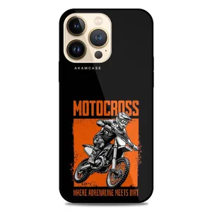 AKAM AMC-WA13PRO-MOTORCYCLE-23 Cover For Apple iPhone 13 Pro