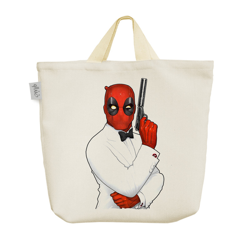 ساک خرید خندالو مدل ددپول Deadpool کد 5679
